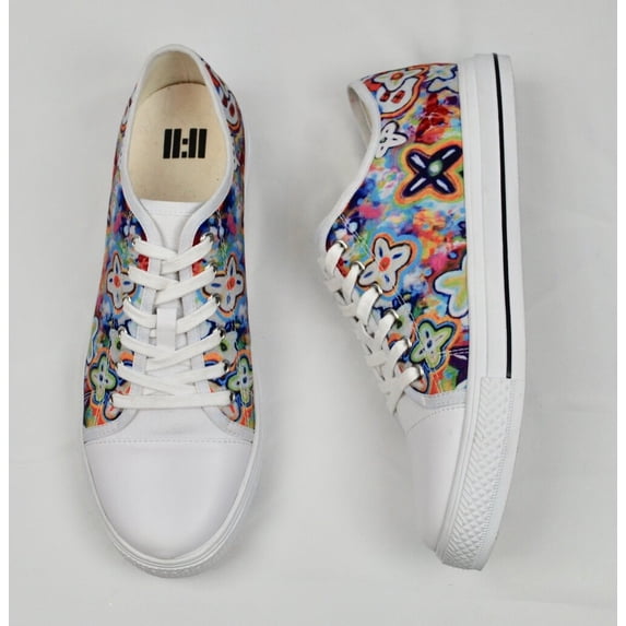 Sunflower High top White Sneakers Shoes Unisex