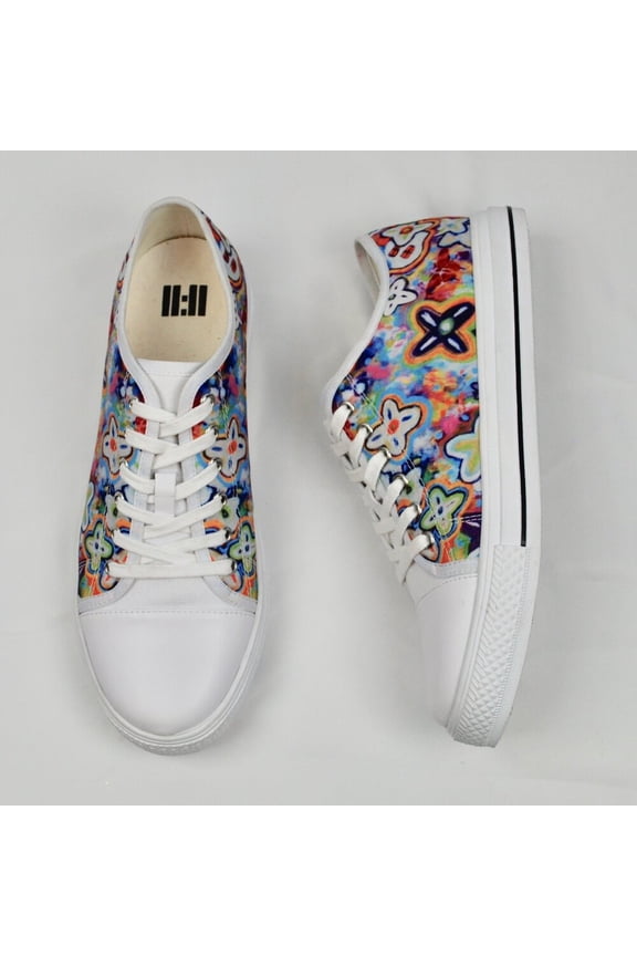 Sunflower High top White Sneakers Shoes Unisex