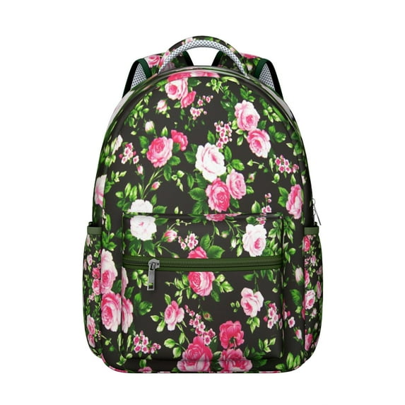 "Sunflower Hiking Backpack - Durable Flowers Print Daypack for Women, Outdoor School Bag with Hydration Bladder Sleeve, Adventure Ready"