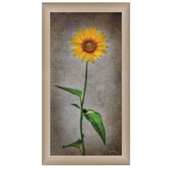 Sunflower I By Lori Deiter Printed Framed Wall Art Wood Multi-Color
