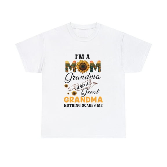 Sunflower I'm A Mom Grandma A Great Grandma Mother's Day shirt ID-0305-VEDW