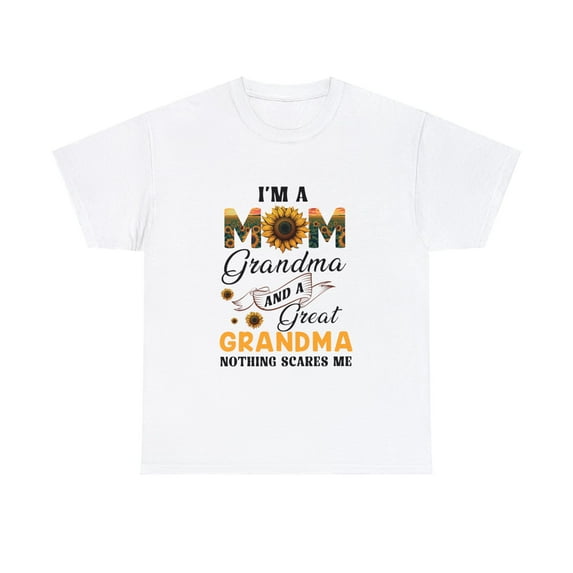 Sunflower I'm A Mom Grandma A Great Grandma Mother's Day shirt ID-0305-VEDW