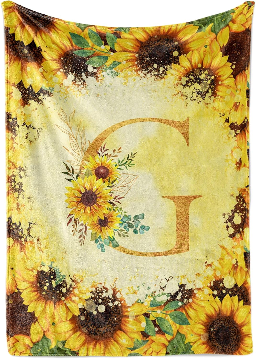 Sunflower Initial Birthday Gifts for Women, Gift Ideas for Her, for Mom ...