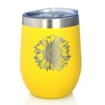 thumbnail image 1 of Bevvee Insulated Wine Tumbler 12 oz Sunflower Head Sunflower Lover Gifts Tumblers, 1 of 4
