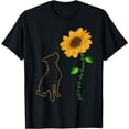 thumbnail image 1 of Sunflower Just A Girl Who Loves Pitbulls Dog Puppy Lover T-Shirt, 1 of 3