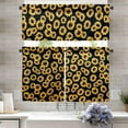 thumbnail image 1 of Sunflower Kitchen Curtains and Valances Set - 3 Piece Kitchen Curtains 36 Inch Length Sets with Valance for Windows Rod Pocket Sunflower Kitchen Decor Decorations, 1 of 5