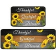 thumbnail image 1 of Sunflower Kitchen Decor Rugs Set 2 Piece, Farmhouse Style Home Indoor Kitchen Rugs and Mats Non Skid Washable 17x47+17x30 Inches, 1 of 6