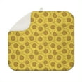 thumbnail image 1 of Sunflower Kitchen Dish Drying Pad, Foldable Microfiber Rack Mat for Sink and Countertop, Absorbent 16x18 Inch Floral Pad, 1 of 7