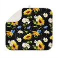 thumbnail image 1 of Sunflower Kitchen Dish Drying Pad with Absorbent Microfiber Surface, Foldable Rack Mat for Sink or Counter, 16x18 Inch, 1 of 4