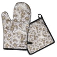 thumbnail image 1 of Sunflower Kitchen Oven Mitt and Pot Holder Sets 2 Pcs for Baking, Cooking and Grilling, Heat Resistant Up To 392 °F, 1 of 7