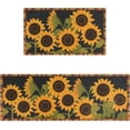 thumbnail image 1 of Sunflower Kitchen Rug and Sets 2 Piece Non Skid Washable mat for Farmhouse Floral Kitchen mats for Floor Retro Kitchen Decor, 1 of 6