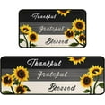 thumbnail image 1 of Sunflower Kitchen Rugs - Kitchen Mat Set of 2, Sunflower Decor Sunflower Rugs for Kitchen, Farmhouse Yellow Sunflower Kitchen Decor and Accessories, Sunflower Kitchen Rugs and Mats Non Skid Washable, 1 of 6