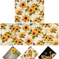 thumbnail image 1 of Sunflower Kitchen Rugs and Mats Sunflower Rugs Set for Kitchen Rug Retro Sunflower Kitchen Rugs Sets Non-Slip Floor Mat Doormat Runner Rug for Kitchen, Laundry, Living Room, Front Door, 1 of 5