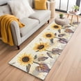 thumbnail image 1 of Sunflower Kitchen Runner Rug 2x6 Washable Runners for Hallway Non Slip Yellow Summer Botanical Floral Farmhouse Large Area Rug Indoor Floor Carpet for Bathroom Laundry Entryway Bedroom Living Room, 1 of 8