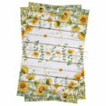 thumbnail image 1 of Sunflower Kitchen Towels Set of 2, Water Absorbent Dish Towel, Summer Eucalyptus Botanical Floral Retro Decorative Hand Towels - Quick Drying Cloth for Cooking Baking, 18x28 Inch, 1 of 8