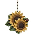 thumbnail image 1 of Sunflower Ladybug Floral Kitchen Ceiling Fan or Light Pull, 1 of 1