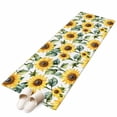 thumbnail image 1 of Sunflower Large Area Rugs for Bedroom Living Room, Soft Non Slip Carpet Bedside Rug, Spring Green Botanical Summer Floral Rectangular Floor Cover Kitchen Accent Rug 2'x6' for Dining Room/Office, 1 of 9