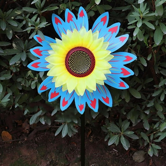 Sunflower Lawn Pinwheels Wind Spinners Large Windmill Pinwheel for Garden,Yard, Party Outdoor Decor