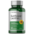 Sunflower Lecithin 2400mg 60 Softgels Naturally Occurring