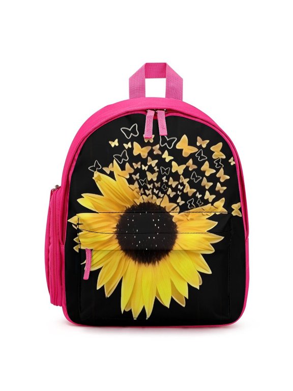 Sunflower Lightweight Backpack Suitable For Everyday Use Unisex One size