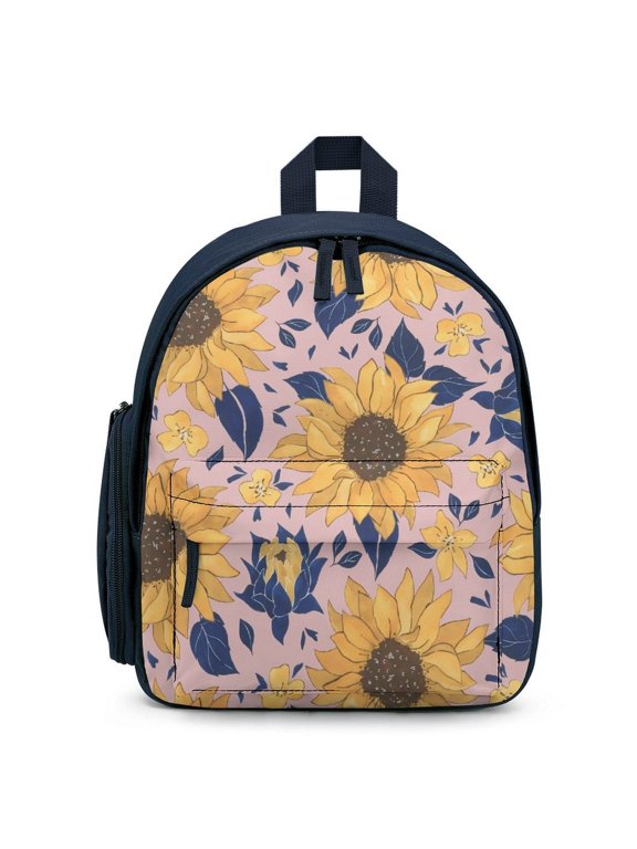 Sunflower Lightweight Backpack Suitable For Everyday Use Unisex One size