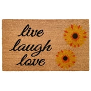 Sunflower Live Laugh Love Doormat