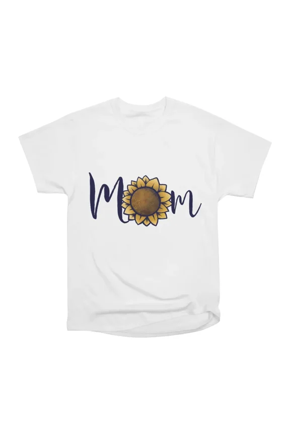Sunflower MOM T-Shirt Tee Gift For Him Merch For Her Apparel For Friend