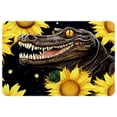 thumbnail image 1 of Sunflower Machine Washable, Non-Slip Polyester Floor Rug | Indoor Floor Mats for Chair Mat, 1 of 6