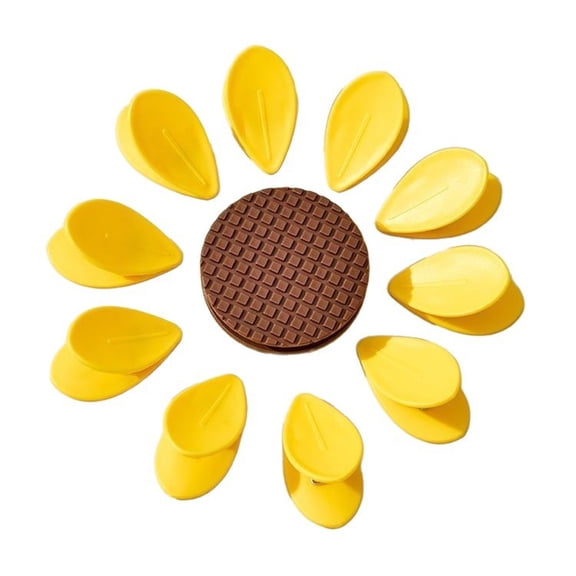 Sunflower Magnetic Sealing Clip Bag Sealer Organizer Tool,Kitchen Snack Freshness Clip Storage System,Refrigerator Mounted Food Bag Closure Clamp,Household Seasoning Storage Seal Clip Accessory Tool