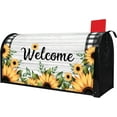 thumbnail image 1 of Sunflower Mailbox Covers Magnetic Standard Size 21" X 18" Spring Summer Floral Welcome Mailbox Wraps Post Letter Box Cover for Garden Yard Home Decor Outdoor Decorations, 1 of 6