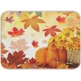 thumbnail image 1 of Sunflower Maple Leaves Pumpkin Fall Flowers Dish Drying Mat 16x18 for Kitchen Happy Thanksgiving Day Harvest Car Dishes Pad Dish Drainer Rack Mats Absorbent Fast Dry Kitchen Accessories, 1 of 7