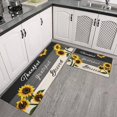 thumbnail image 1 of Sunflower Mat Set of 2, Sunflower Decor Rugs for Kitchen, Farmhouse Kitchen Rugs, Country Sunflower Kitchen Decor Accessories Things, 1 of 6