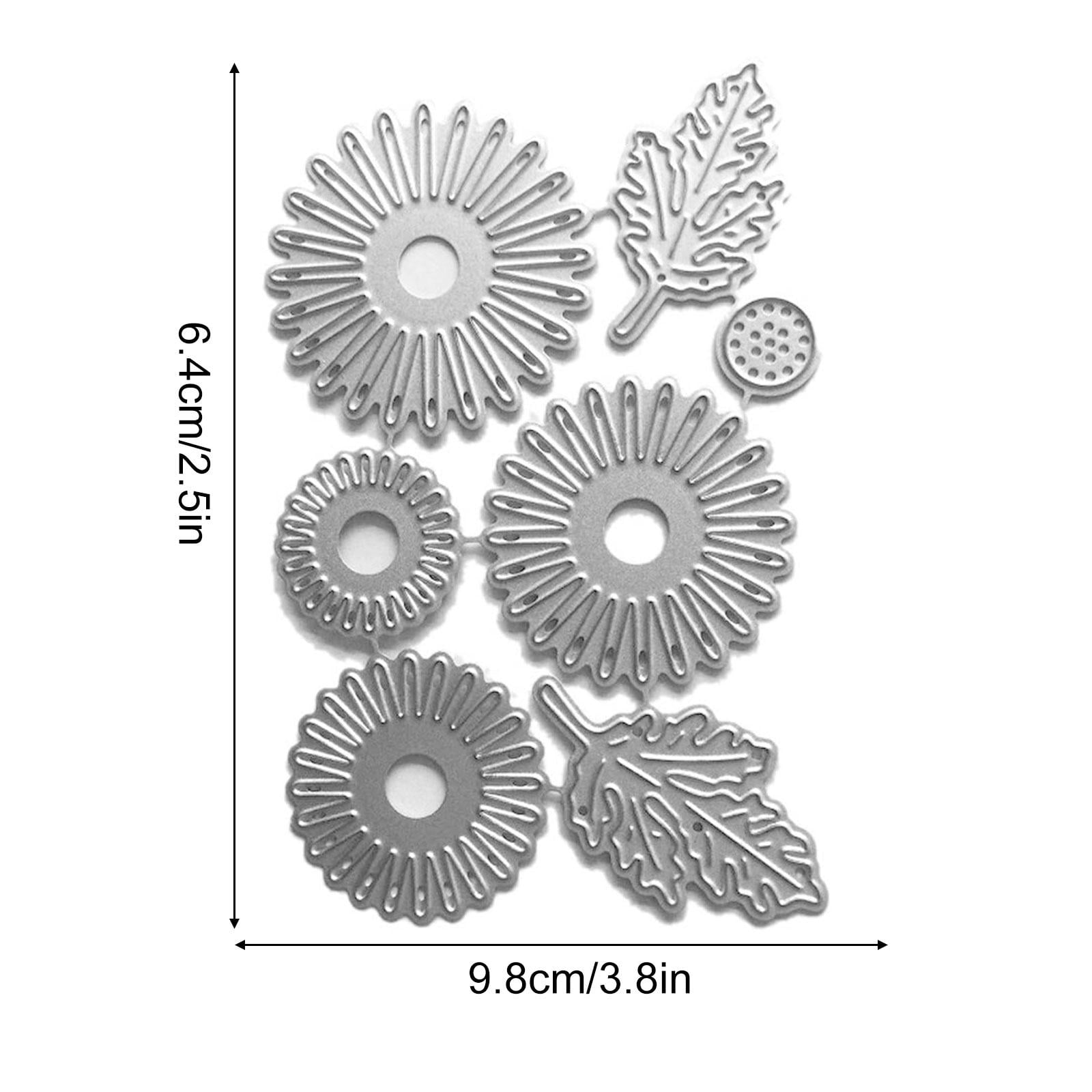 Sunflower Metal Cutting Dies Spring Summer Flowers Die Cuts for Card