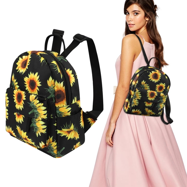 Sunflower Mini Backpack, Tsv Sunflowers Printing Backpack, Small Backpack Purse For Women, Cute Backpack Purse, Sunflower Rope Crossbody Shoulder Bag Sunflower Mini Backpack, Tsv Sunflowers Printing Backpack, Small Backpack Purse For Women, Cute Backpack Purse, Sunflower Rope Crossbody Shoulder Bag
