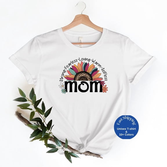 Sunflower Mom Shirt: Blessed Mama Graphic Tee65 Tshirt All Size S-5XL
