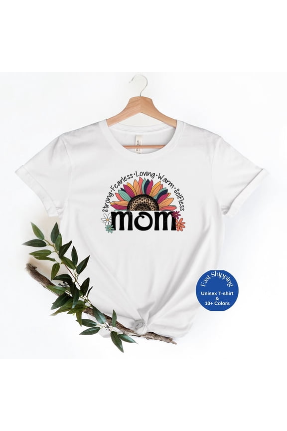Sunflower Mom Shirt: Blessed Mama Graphic Tee65 Tshirt All Size S-5XL