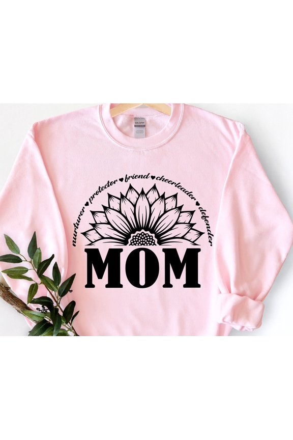 Sunflower Mom ShirtBlessed Mama Shirt Mom Life Shirt Mother TShirt Cute Mom Shirt Cute Mom