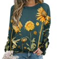 thumbnail image 1 of Sunflower Mom Sweatshirt For Women Long Sleeve Pullover, 1 of 7