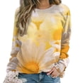 thumbnail image 1 of Sunflower Mom Sweatshirt For Women Long Sleeve Pullover, 1 of 7