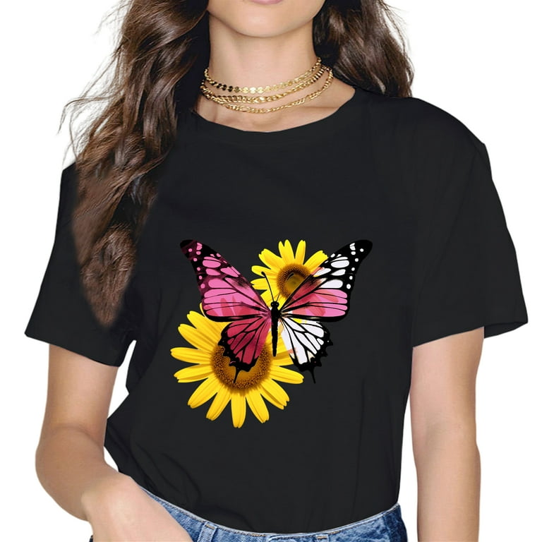 Monarch Butterfly Distressed T-Shirt Monarch Butterfly Distressed T-Shirt