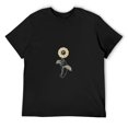 thumbnail image 1 of Sunflower Moon Stars Hand Galaxy Minimal Art Women Gift T-Shirt Black, 1 of 5