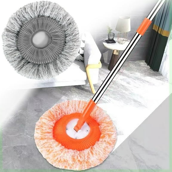 Sunflower Mop Replacement Cloth Head Thick Soft Absorbent Car Wash Chenille Flat Mop 11 Inch for Floor Cleaning Bathroom Mirror Glass