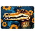 thumbnail image 1 of Sunflower Non-Slip Polyester Door Rug, Machine Washable Door Carpet, Bath Rugs, 1 of 6