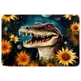 thumbnail image 1 of Sunflower Non-Slip Polyester Floor Carpet Door Rugs - Machine Washable Kitchen Rug, 1 of 6
