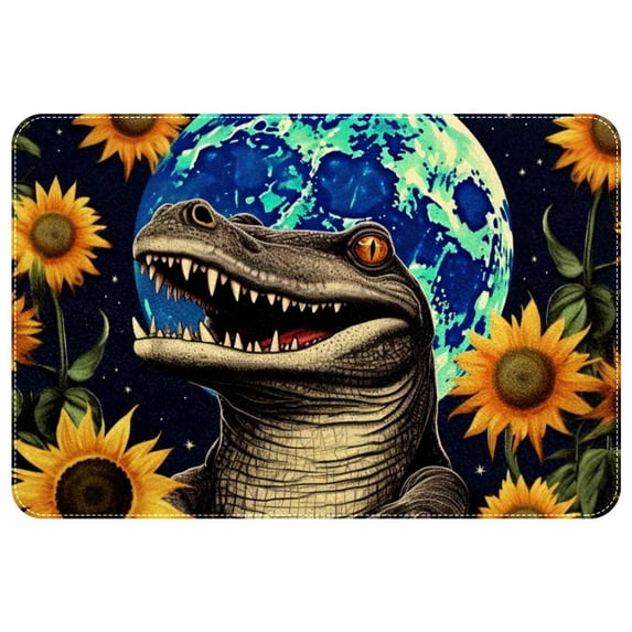 Sunflower Non-Slip Polyester Indoor/Outdoor Carpet Game Mat Bath Rugs Machine Washable