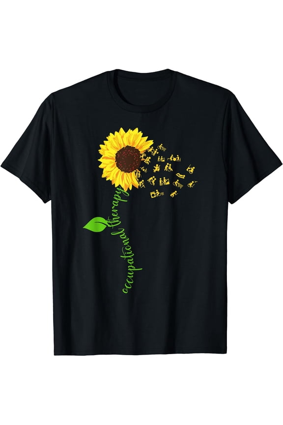 Sunflower Occupational Therapy Costume OT Therapist T-Shirt