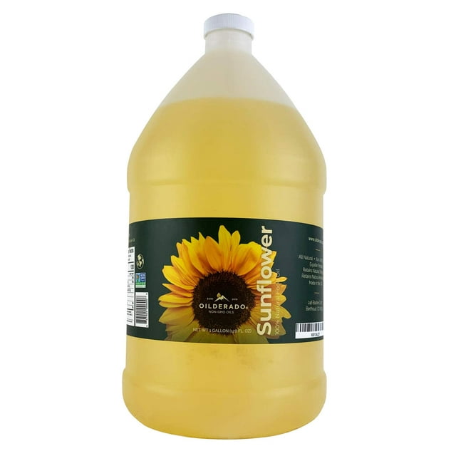 Sunflower Oil, Naturally Expeller Pressed, NonGMO Certified, Sunflower