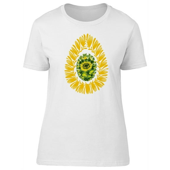 Sunflower Ornate T-Shirt Women -Image by Shutterstock, Female Medium