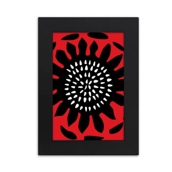 Sunflower Outline Celebrate Mexico Totems Desktop Photo Frame Picture Display Art Painting Exhibit