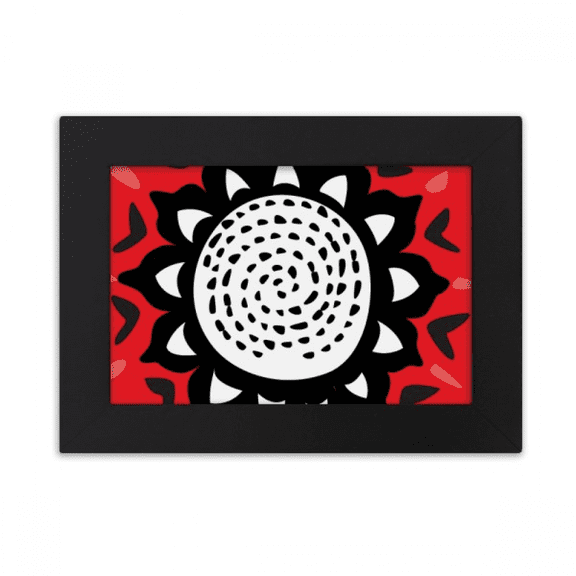 Sunflower Outline Mexico Totems Celebrate Desktop Photo Frame Ornaments Picture Art Painting